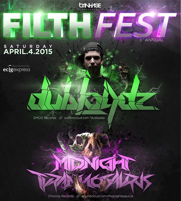 Dubloadz & Midnight Tyrannosaurus To Headline FilthFest 5 (Win VIP ...