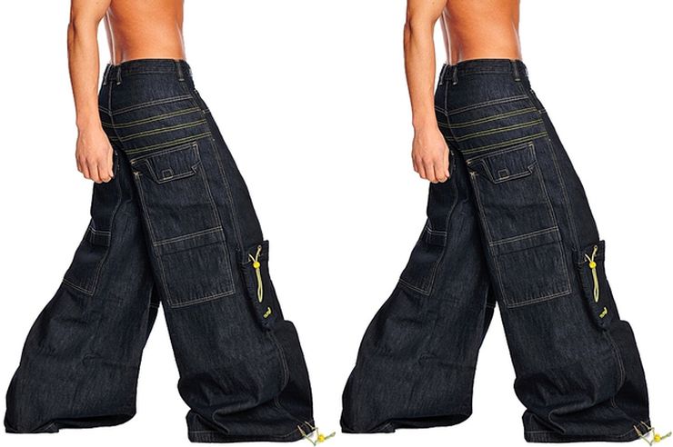 baggy jeans 90s brand