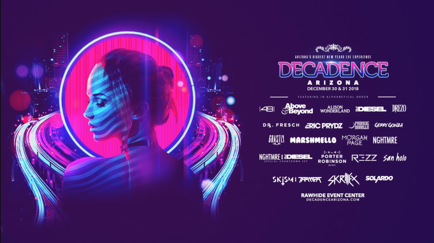 Ring in the New Year With Decadence AZ (Full Lineup Recap + More Info)