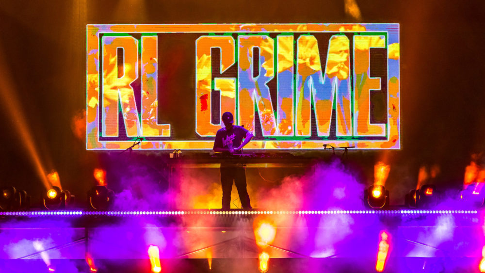 RL Grime plays at All My Friends Festival, 2018