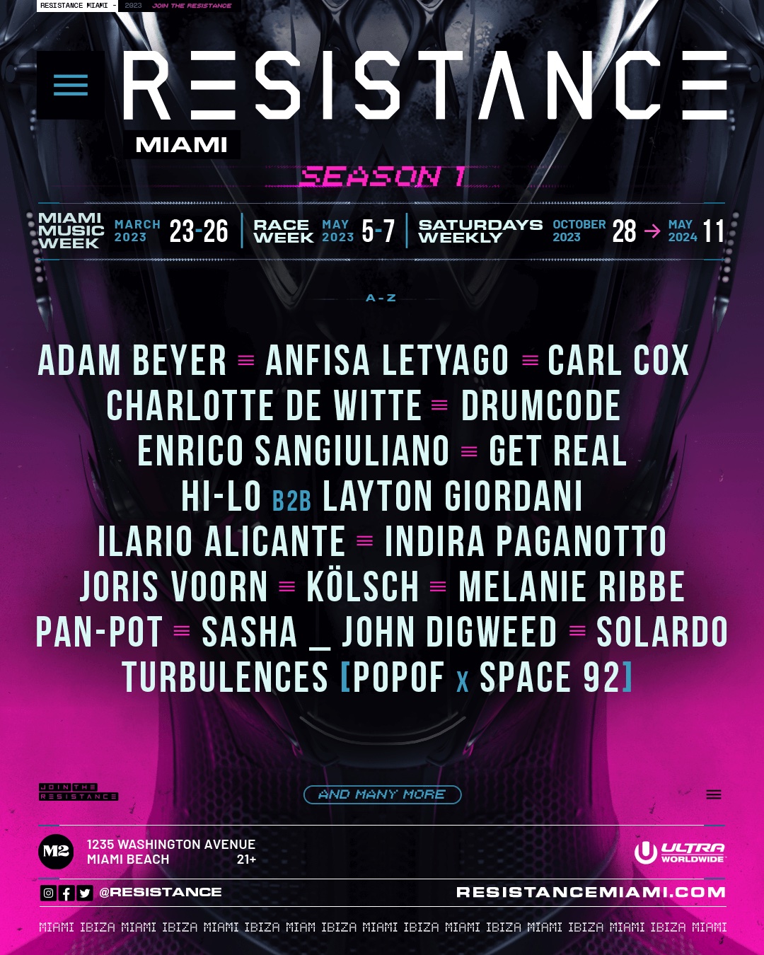 Check out these mustsee Resistance acts at Ultra Miami and beyond
