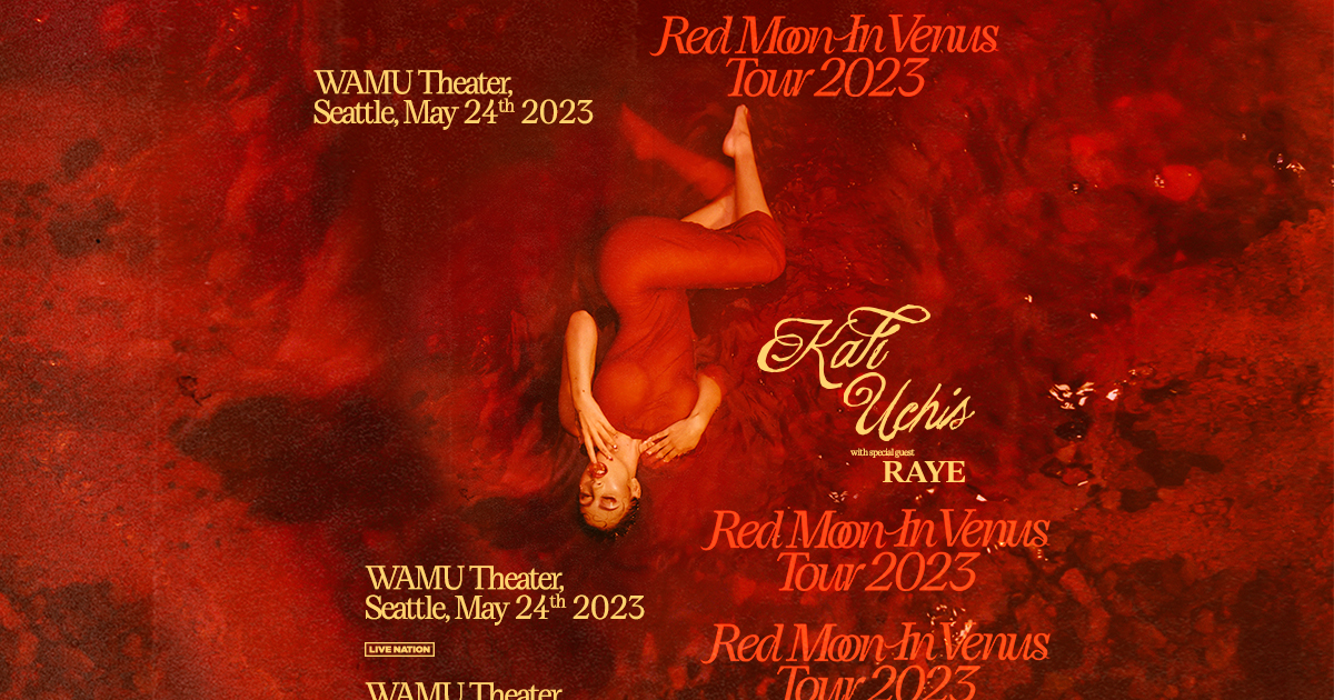 Red Moon in Venus tour graphic- Seattle show