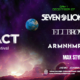 background poster/wallpaper for contact 2024 festival with full lineup