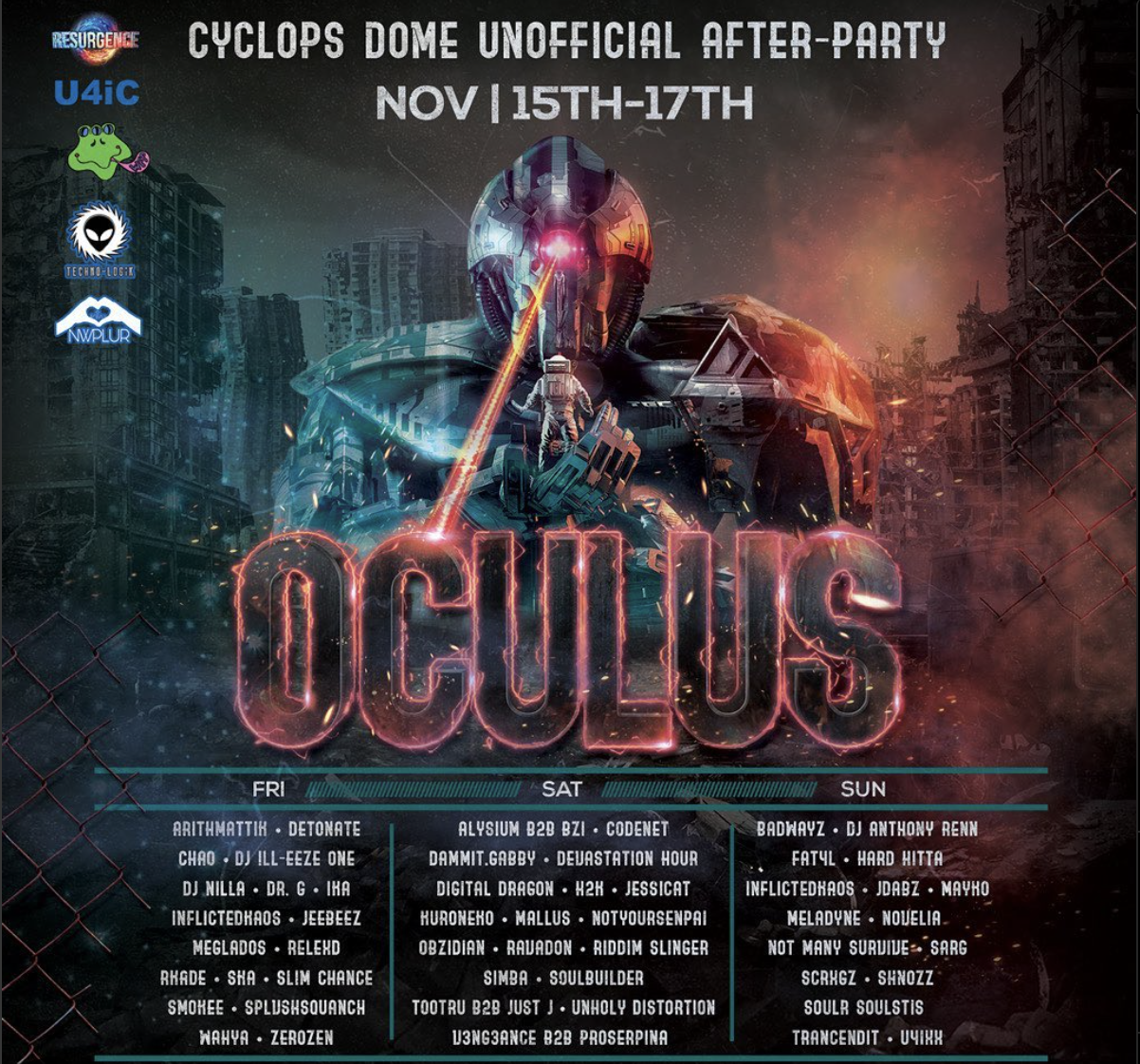 Oculus Cyclops Dome Afterparty